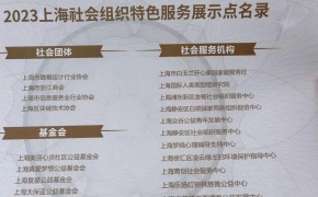 【澎湃新闻】上海20个社会组织特色服务展示点发布